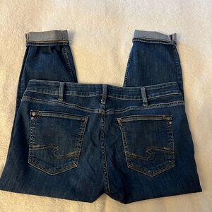 Silver Suki Skinny Crop W34 L25